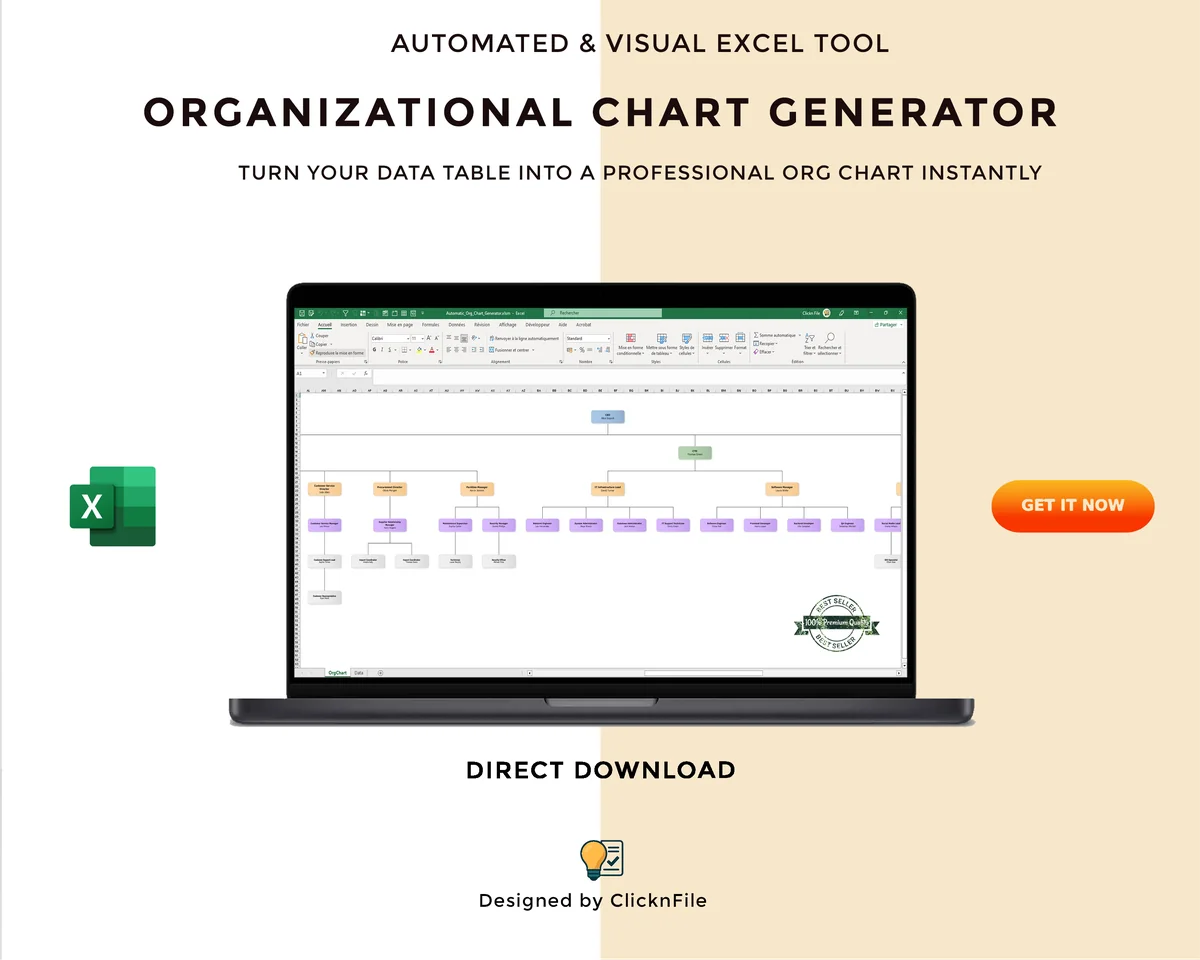 Excel Org Chart Generator