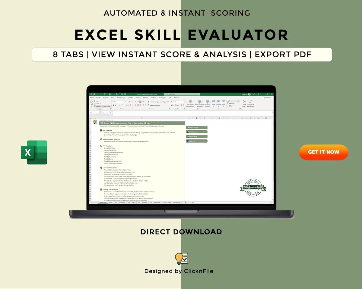 Excel Skill Evaluator