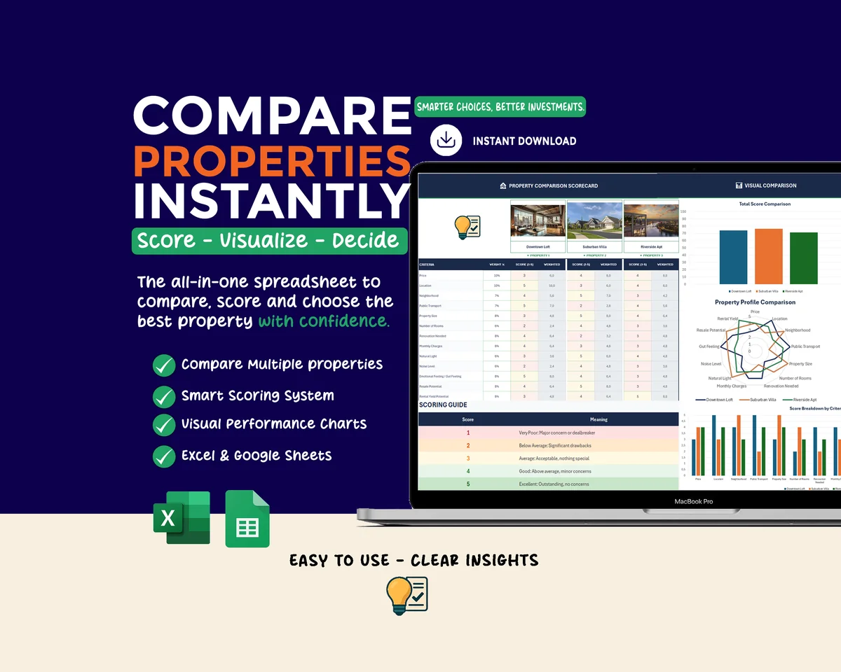 Property Comparison Scorecard