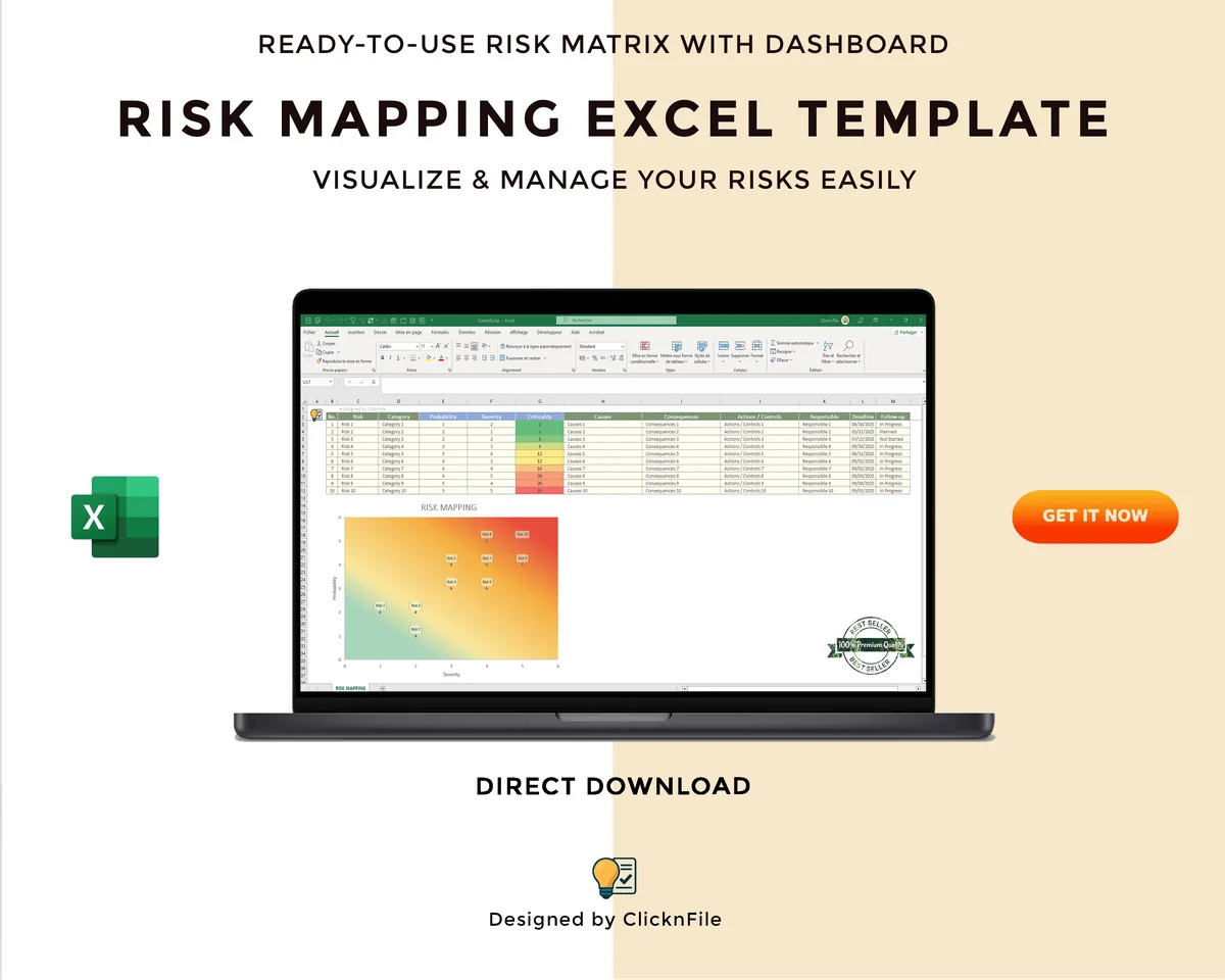 Risk Mapping Excel Template