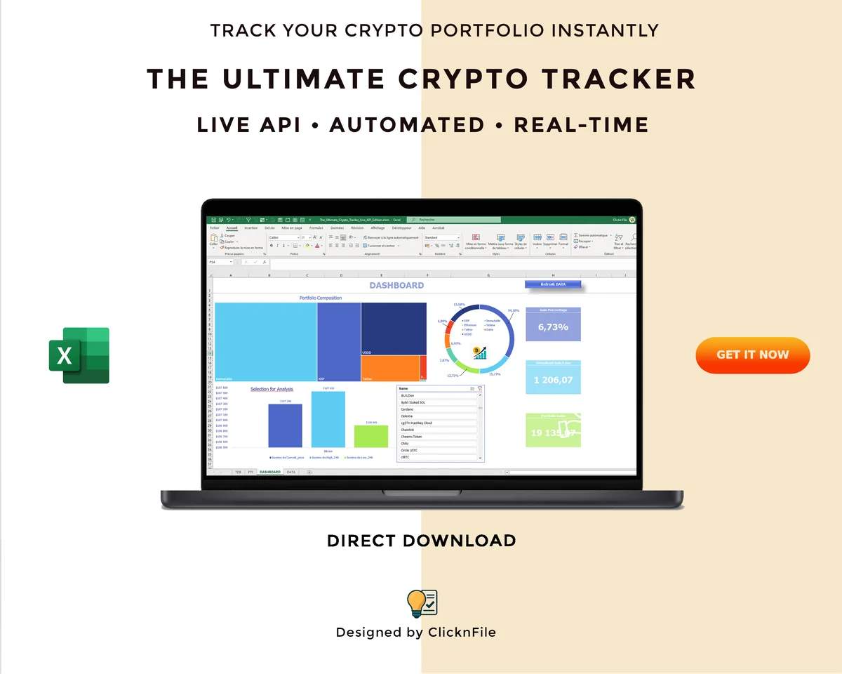 Crypto Portfolio Tracker Excel